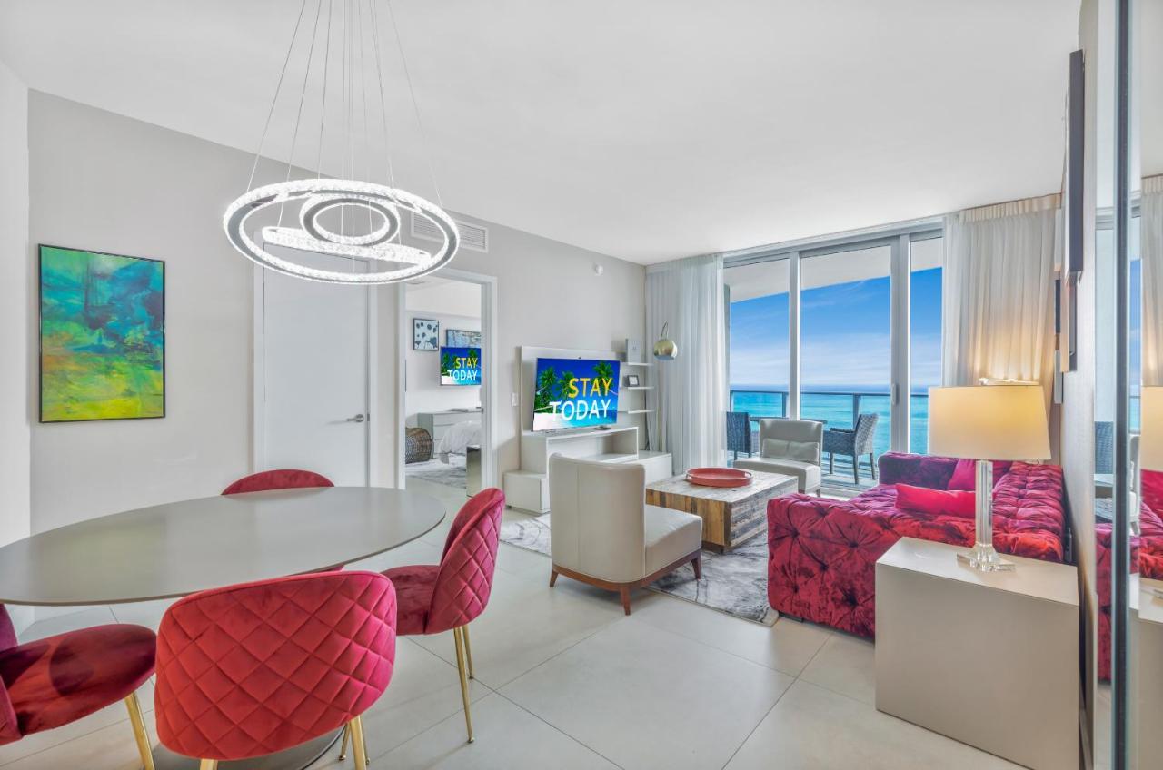 Seashore Resort - 2 Bedroom Right On The Beach Direct Ocean-View With Amenities On The Rooftop Hollywood Exterior foto