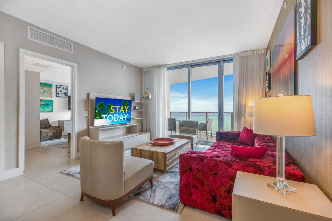Seashore Resort - 2 Bedroom Right On The Beach Direct Ocean-View With Amenities On The Rooftop Hollywood Exterior foto