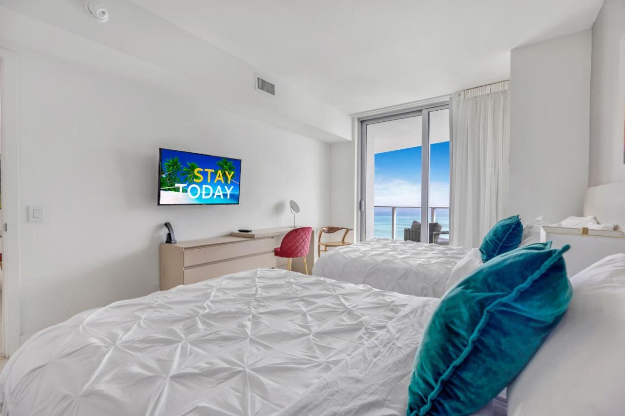 Seashore Resort - 2 Bedroom Right On The Beach Direct Ocean-View With Amenities On The Rooftop Hollywood Exterior foto